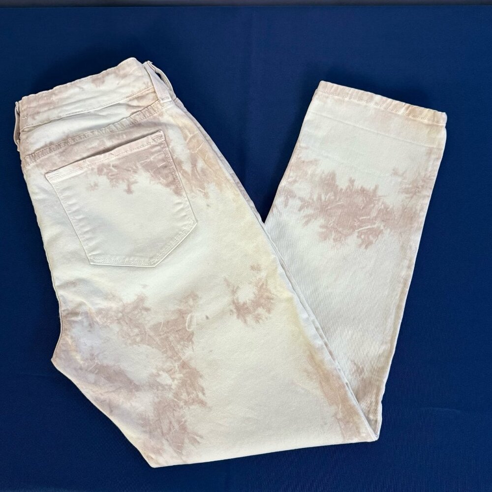 NYDJ Tie Dye Ankle Jeans Mid-Rise Skinny Jeans 6